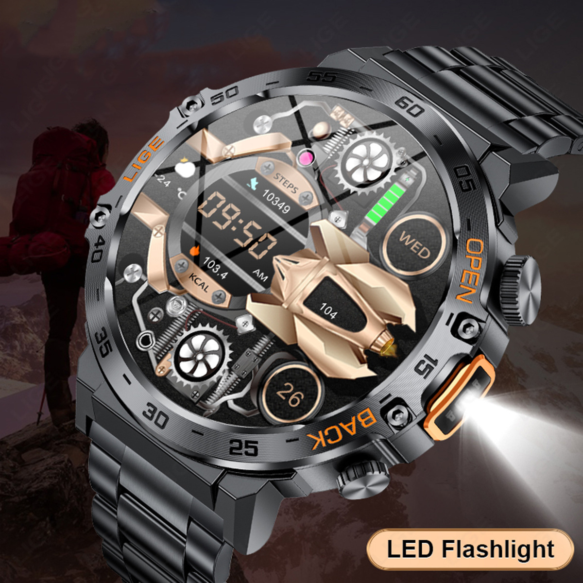 Smartwatch Custom - Foreign trade new smart watch heart