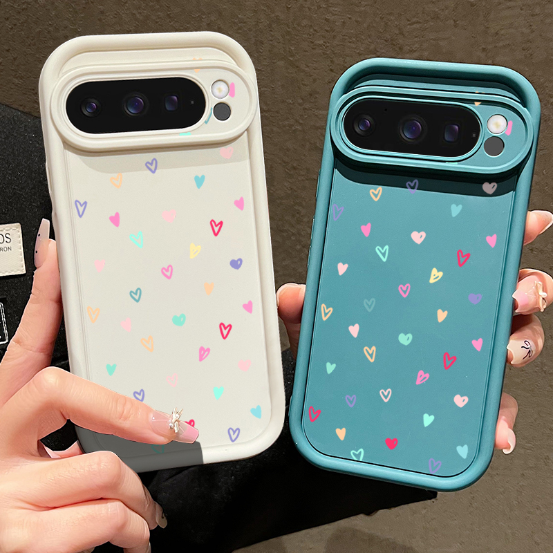 Colorful Little Hearts Soft Ca - Google Pixel 9 ulasan dan harga