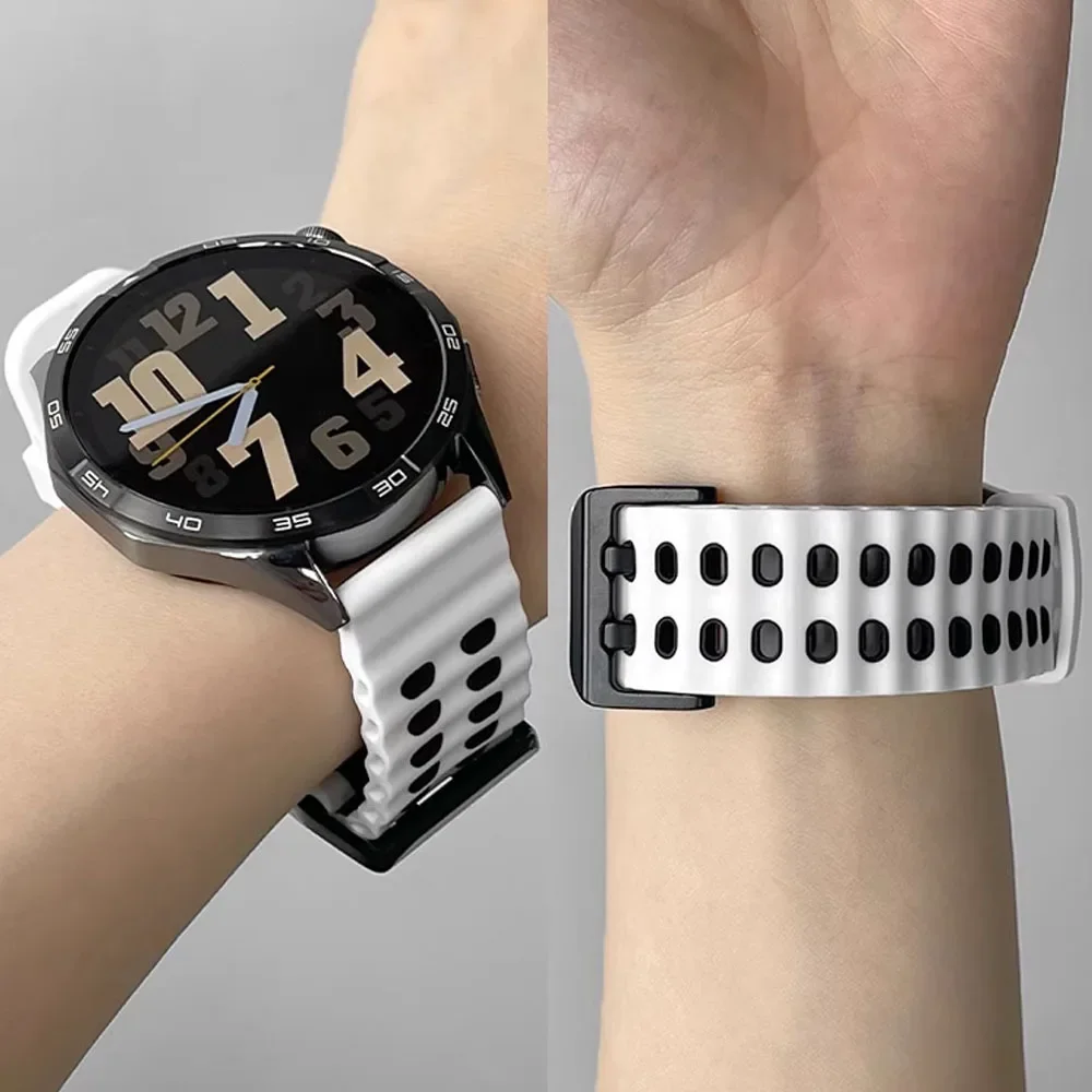 Breathable Two-Tone Silicone S - Motorola Smartwatch Accessories ulasan dan harga