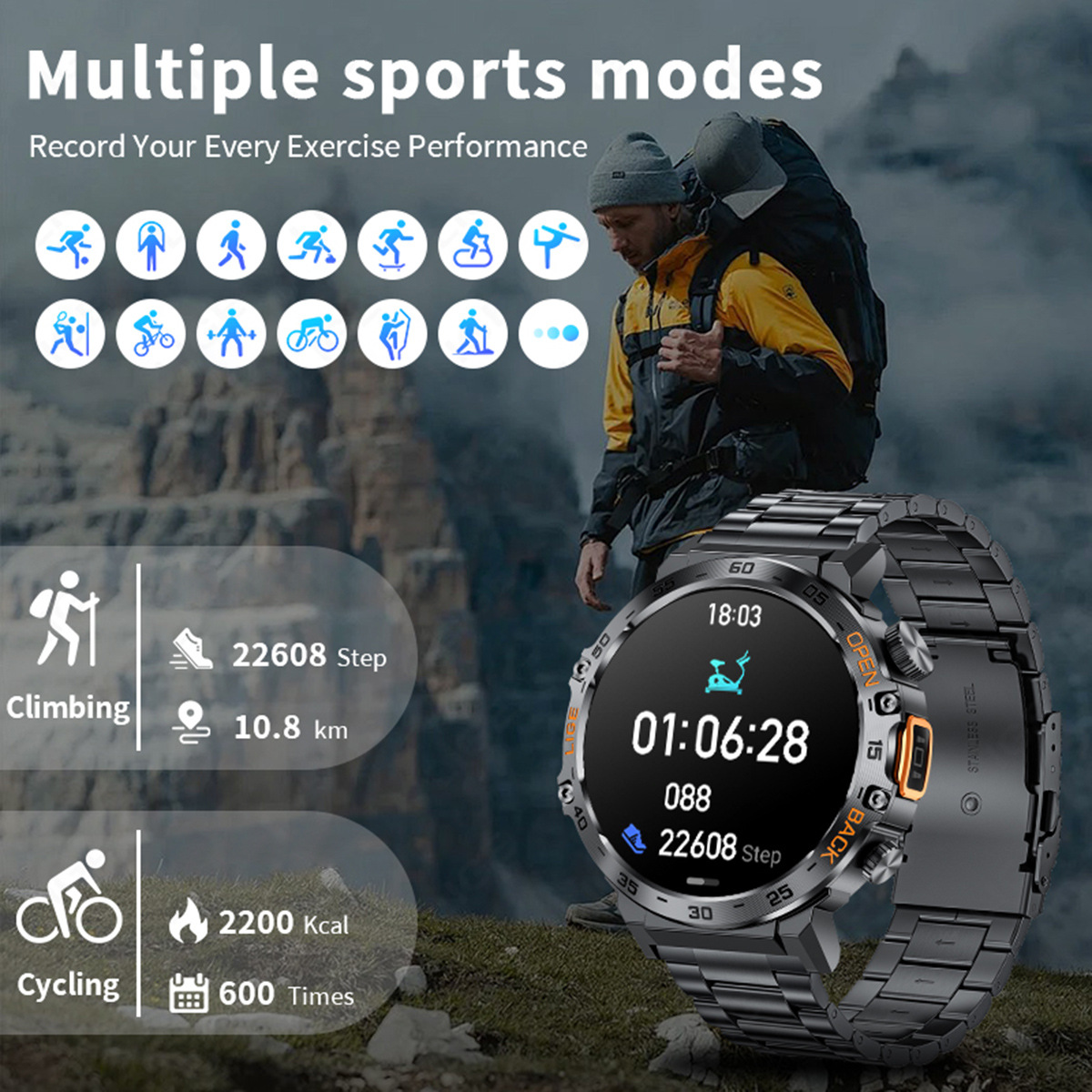 Foreign trade new smart watch  - Smartwatch Custom ulasan dan harga