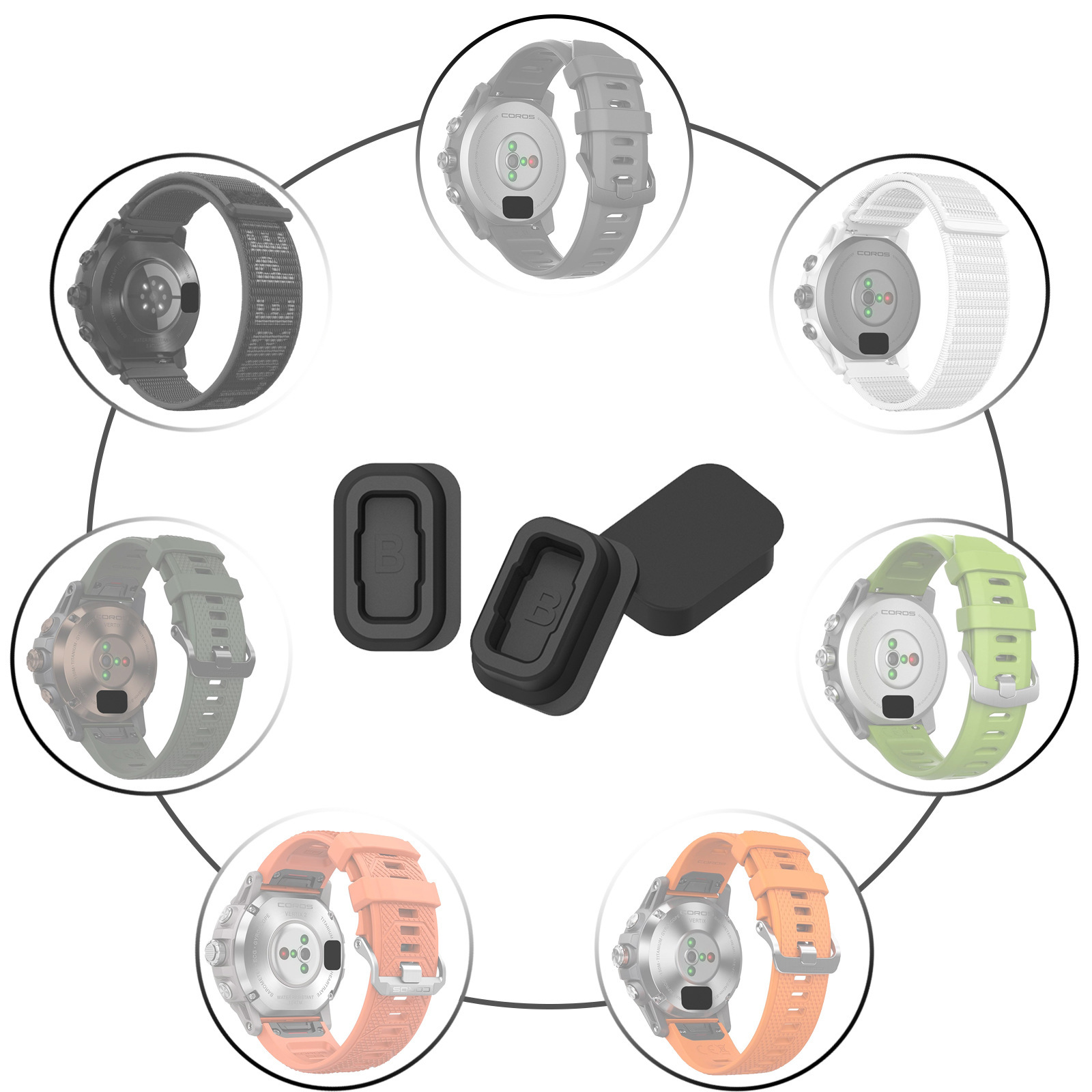 Silicone Dust Cover Cap Charge - Motorola Smartwatch Accessories ulasan dan harga
